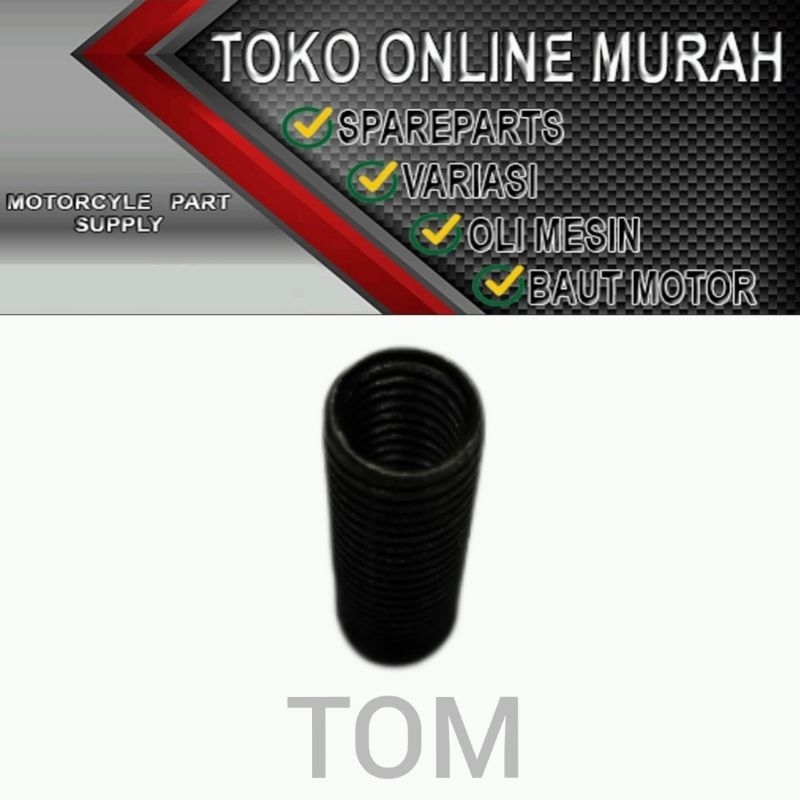 BOS SNAI/BOS DRAT BAHAN BESI M6X8 (DRAT DALAM 10, DRAT LUAR 12), PANJANG 27MM)