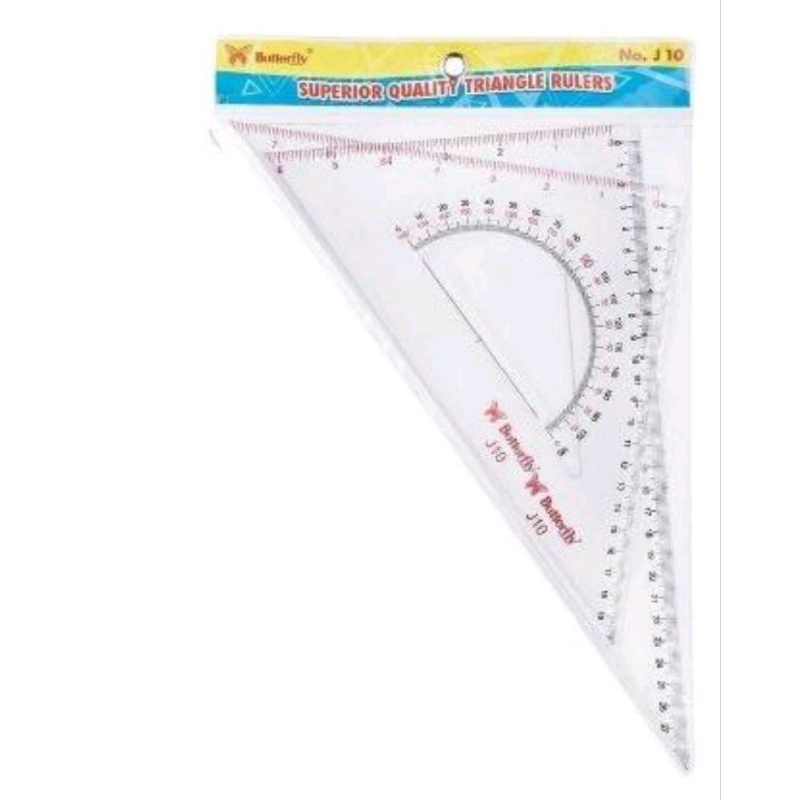 

Penggaris Segitiga butterfly J10/TERLARIS/TERMURAH