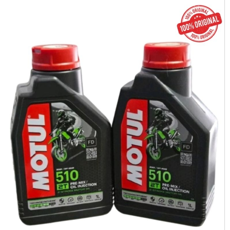 OLI SAMPING MOTUL 2T 510 OLI SAMPING MOTUL 2TAK ORIGINAL 100% TECHNOSYNTHESE 1LITER