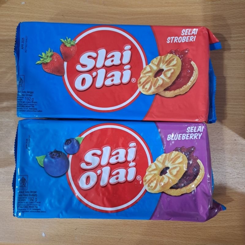 

Slai Olai Biskuit susu Rasa Buah