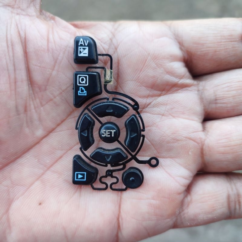 Tombol keypad bottom menu info tombol arah dial canon 550d original bergaransi