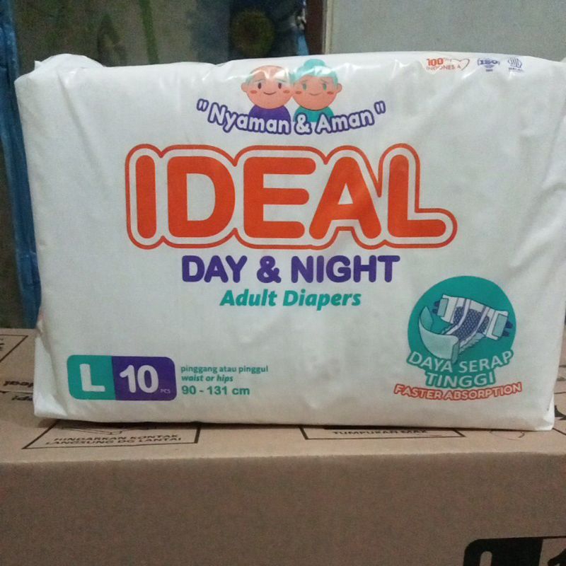 Popok Dewasa Ideal Adults Diapers (Perekat)