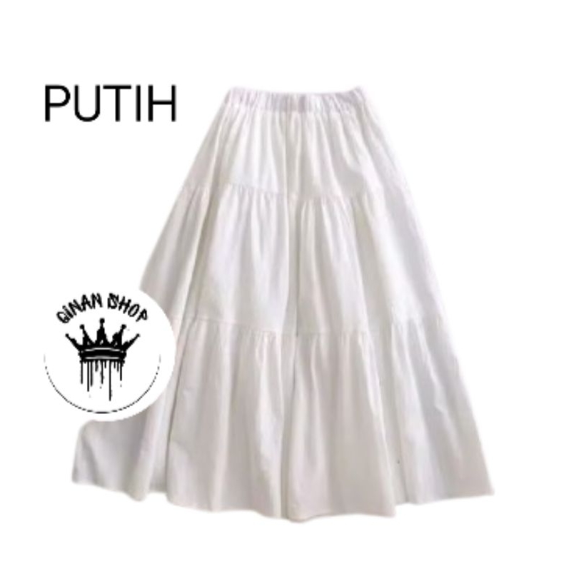 ROK SUSUN POLOS / ROK SUSUN REMAJA / ROK SUSUN MUSLIMAH