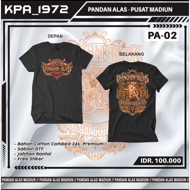 Kaos Ki Ageng Pandan Alas