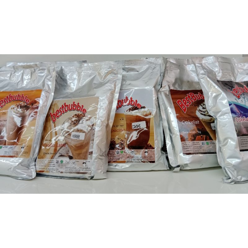 

Best bubble serbuk rasa vanilla latte 1kg
