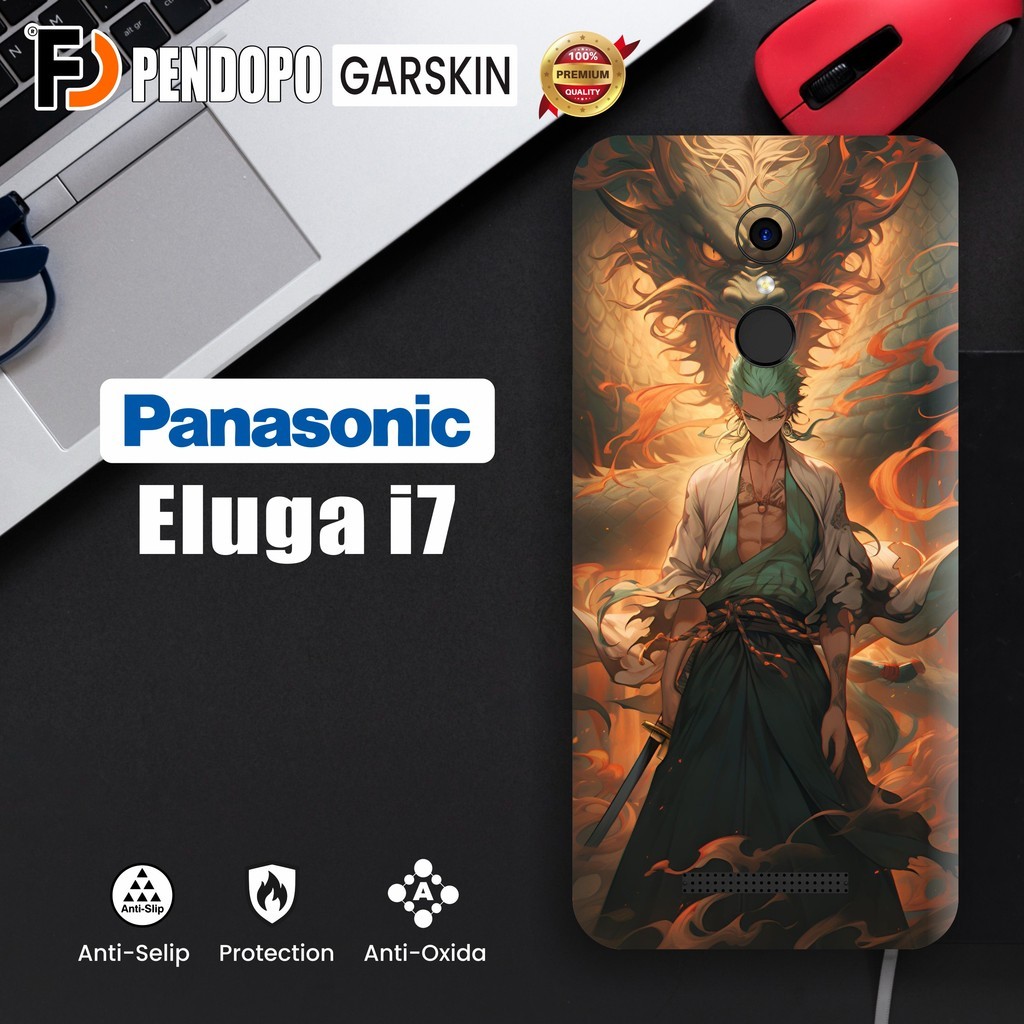 Premium Protection Garskin Panasonic Eluga I7 Stiker Custom (2PCS) Bisa COD