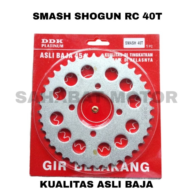 Gir Gear Belakang Suzuki Smash Shogun RC Ukuran 40T SSS