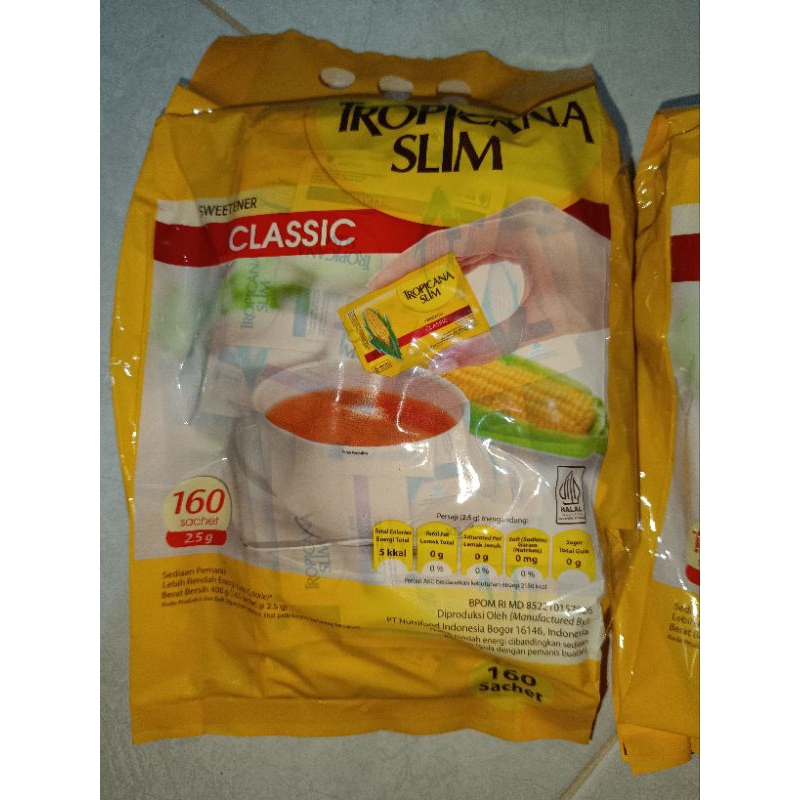

tropicana slim isi 160 pcs