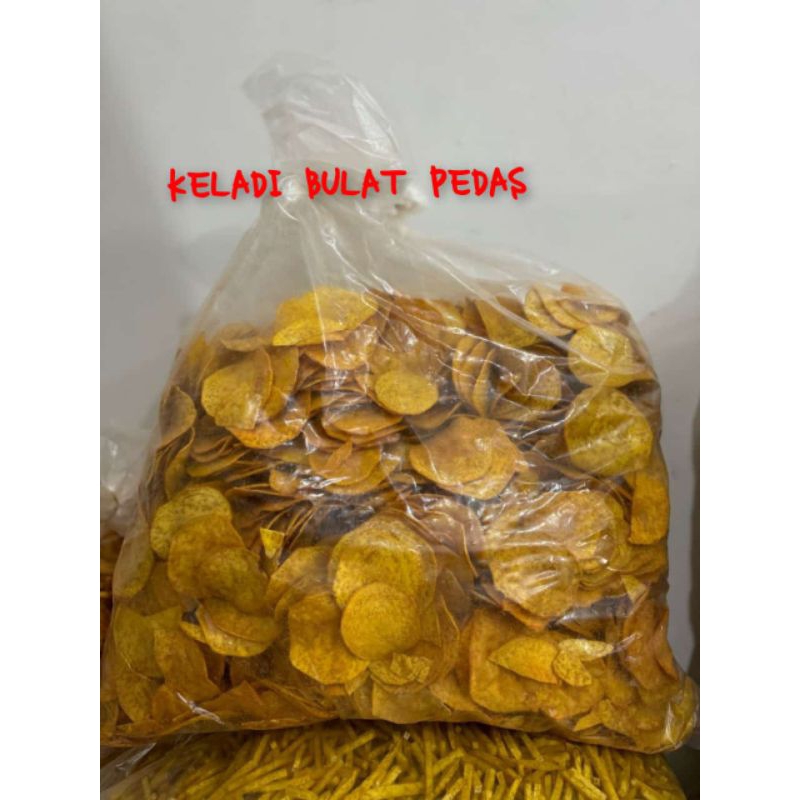 

KERIPIK KELADI BULAT ORI/PEDAS/BALADO 500 GRAM