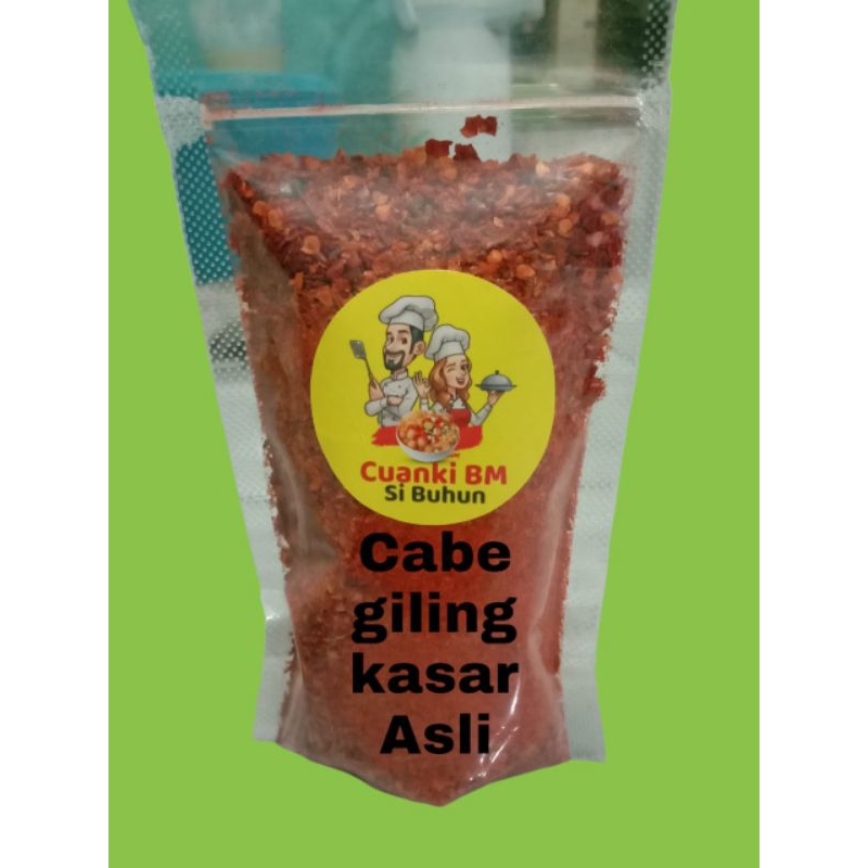 

Cabe giling kasar asli 100g