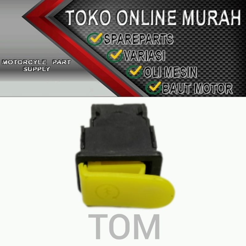 TOMBOL STARTER HONDA KARISMA/SUPRAX125/BEAT 110/VARIO 110/SMASH/SHOGUN, 12 VOLT