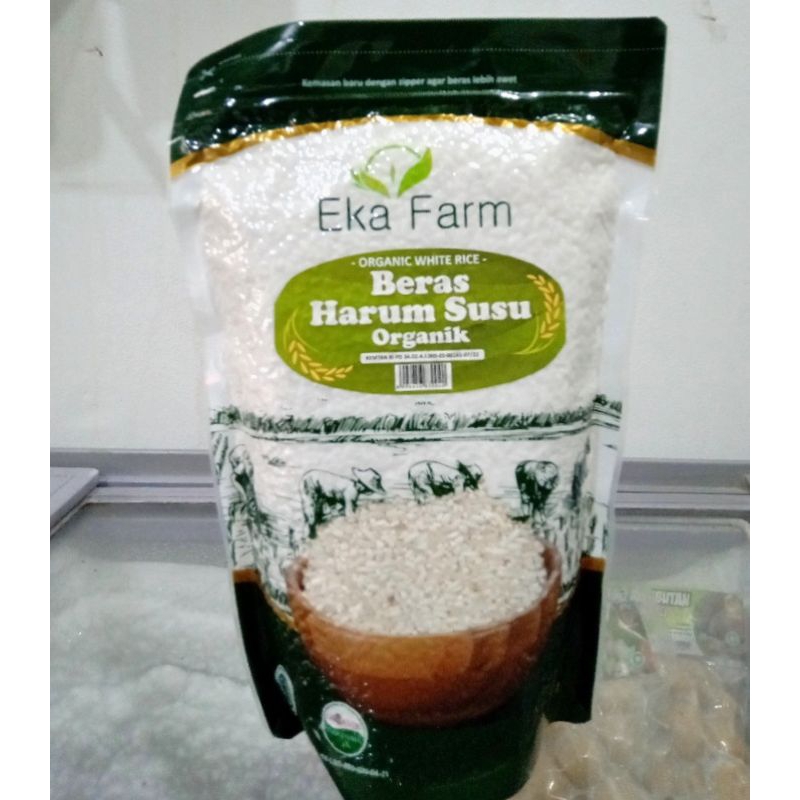 

Beras Harum Susu Organic Vakum 1 Kg - Ekafarm