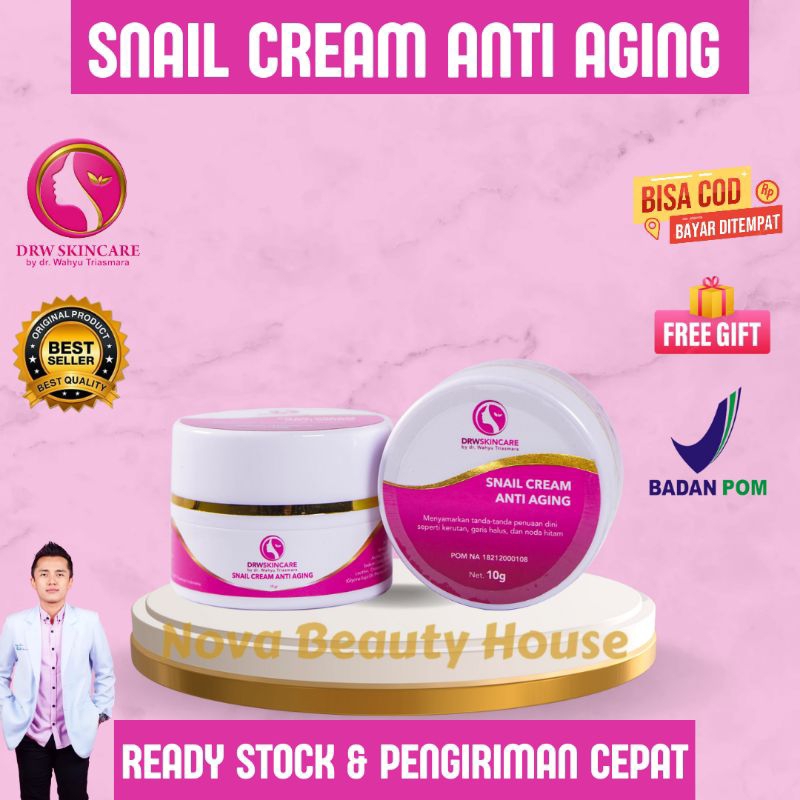 Snail krim anti aging - lendir siput DRWSKINCARE