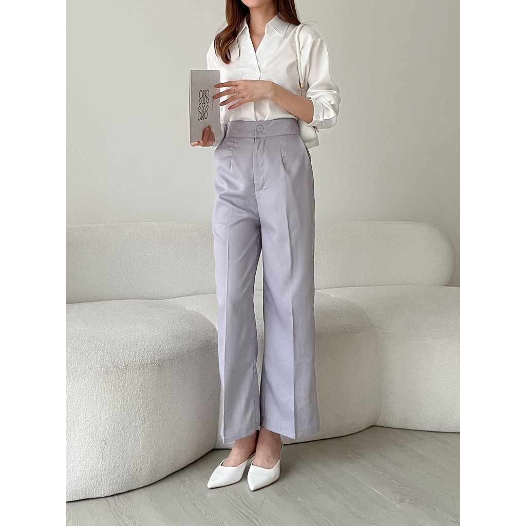 da Helena Cullote Hhtwaist Pants Celana Kulot Wanita C.1252