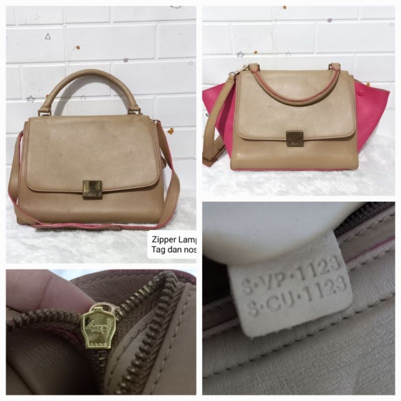 Celine Paris - Tas Kulit Asli Sling  Bag Selempang Wanita