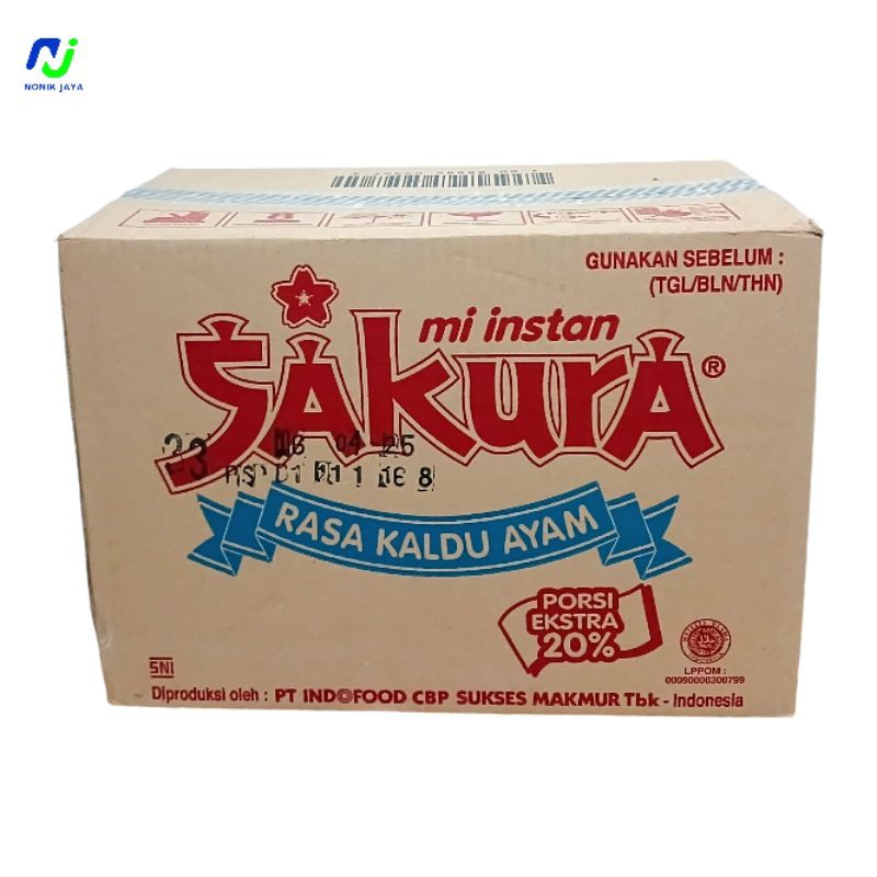 

Mie Sakura Kaldu Ayam Kartonan Isi 40 Pcs