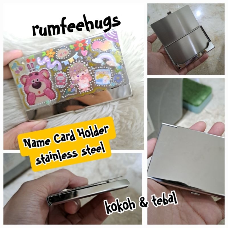 

namecard holder stainless steel custom design