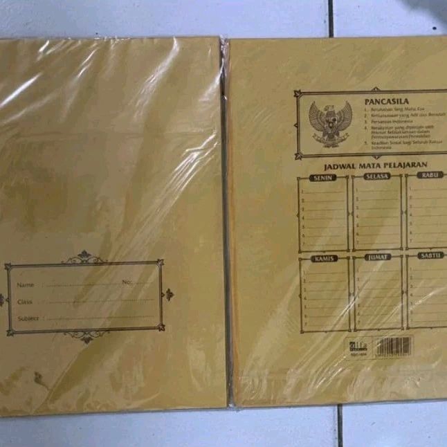 

sampul coklat buku tulis boxy 1 pack isi 20