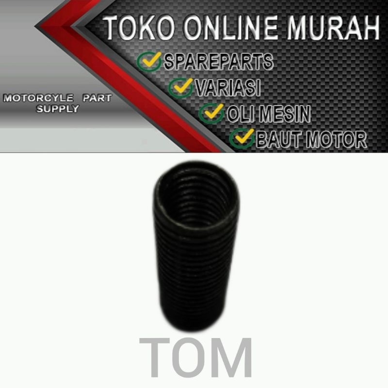 BOS SNAI/BOS DRAT BAHAN BESI M8X10 (DRAT DALAM 12, DRAT LUAR 14), PANJANG 28MM)