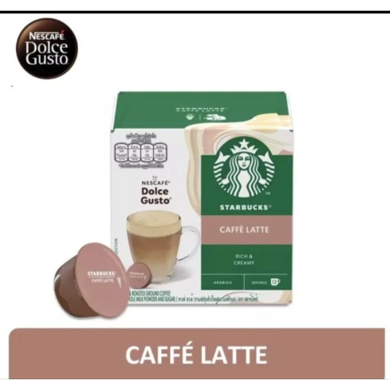 

Kopi kapsul Nescafe Dolce Gusto Starbucks Caffe Latte