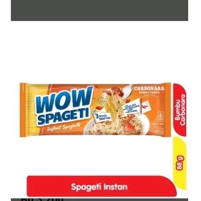 WOW SPAGETI INSTANT 88gram carbonara bolonaise