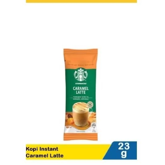 

STARBUCKS KOPI SACHET INSTANT caramel latte 23gram