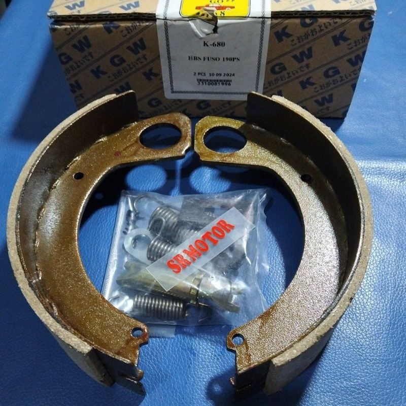 kit rem tangan+kampas rem tangan Fuso ps190