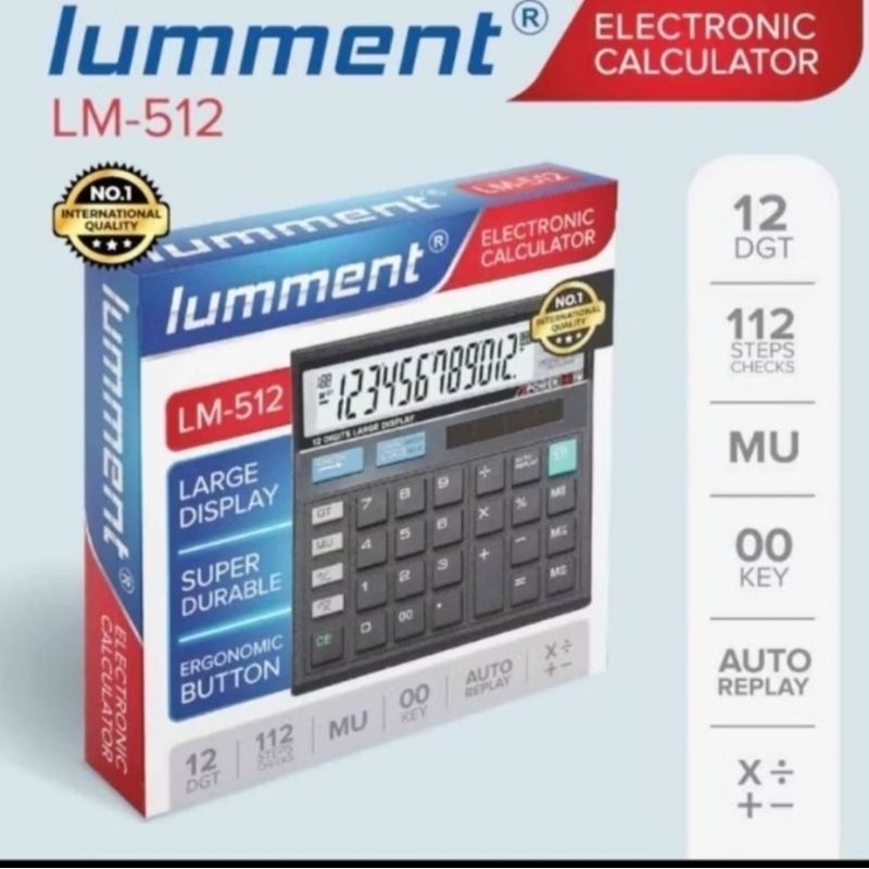 

Kalkulator lumment LM512 12 Digit