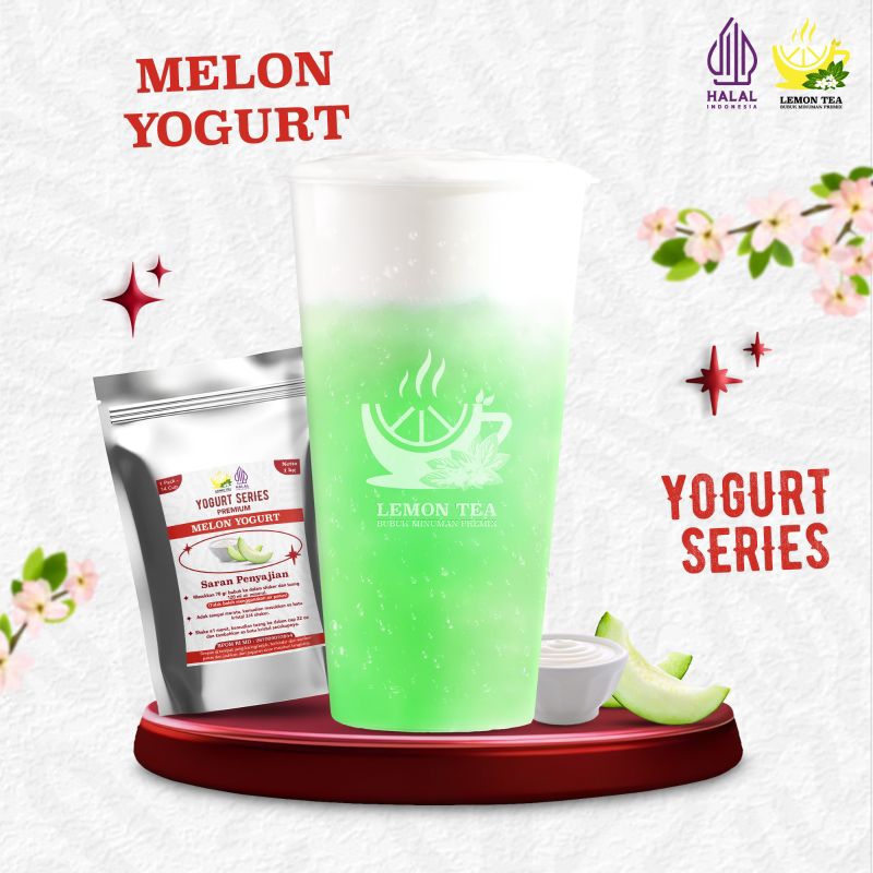 

YOGURT MELON BUBUK MINUMAN 1000gr PLUS GULA -GROSIRAN PABRIKKU
