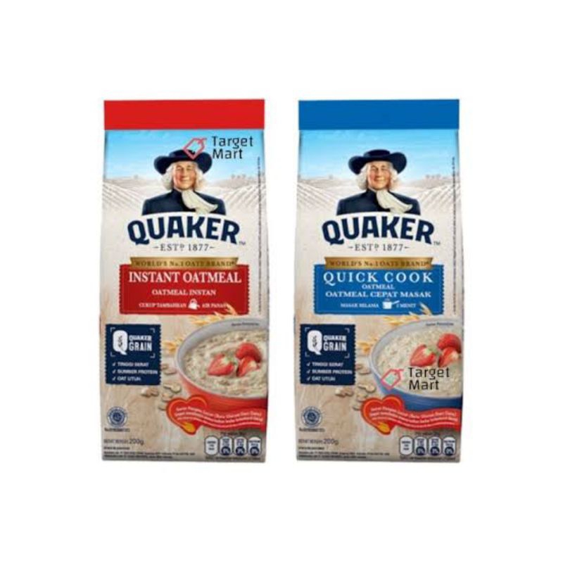 

Quaker Oatmeal 200 gr