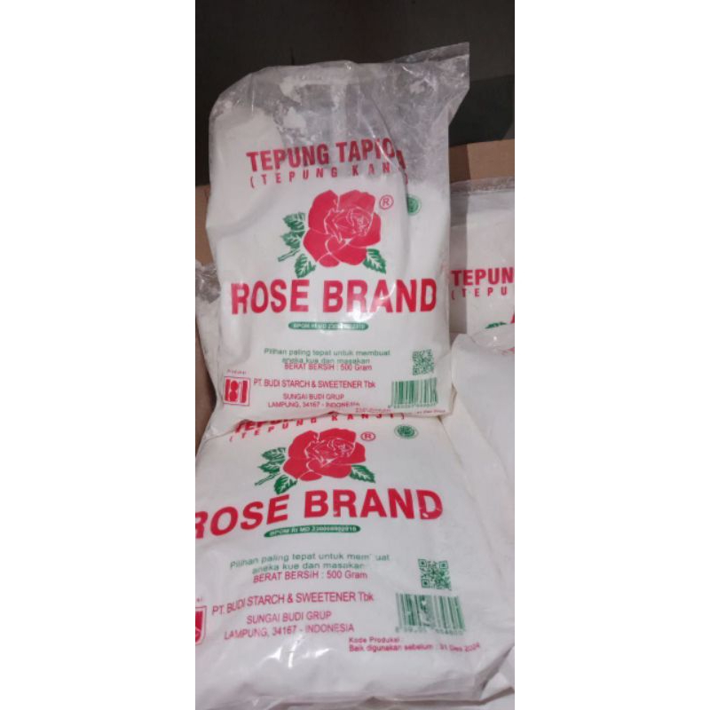 

rose brand tepung tapioka 500g/kanji/tepung