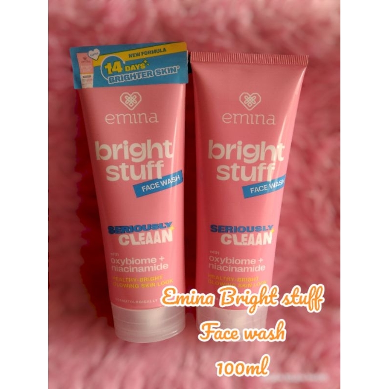 Emina Bright Stuff face wash 100ml / sabun cuci muka emina / pembersih wajah emina / emina sabun muk