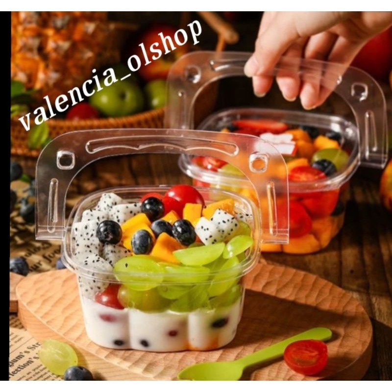 Mika Keranjang + Tutup / Mika Buah Gagang / Mika Agar / Mika Tray isi 25set