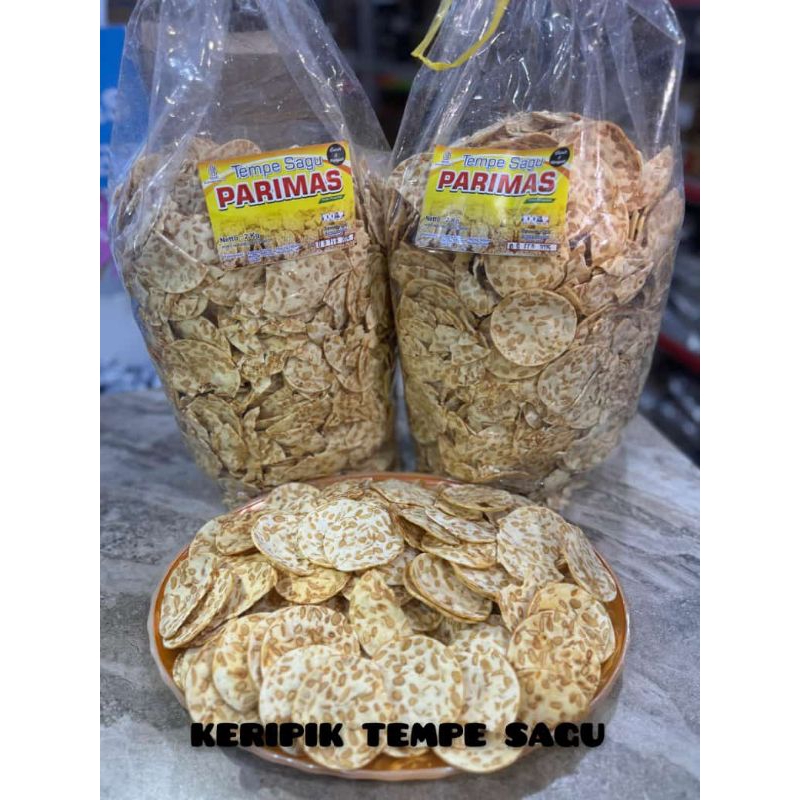 

KERIPIK TEMPE SAGU PARIMAS 250 GR