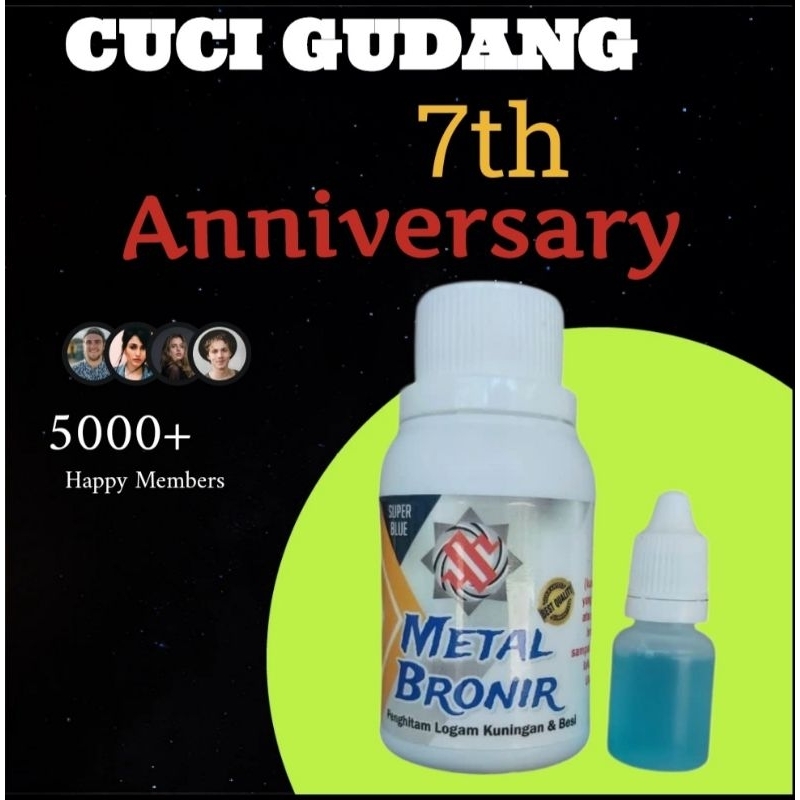 CUCI GUDANG ss metal bronir 15ml