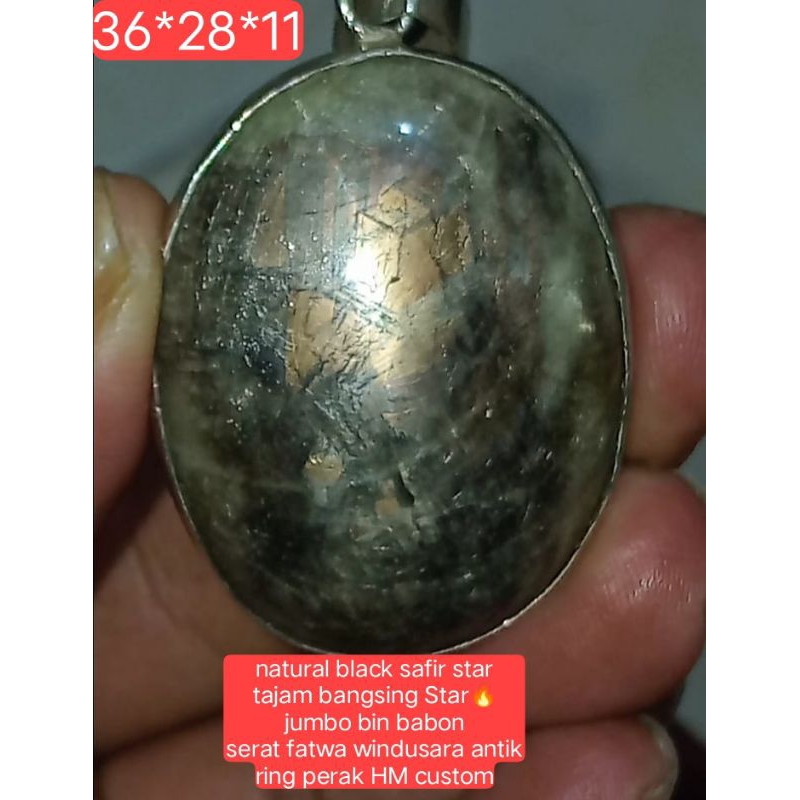 black safir star 12/natural bangsing star  thailand dim 36,,128 CRAT