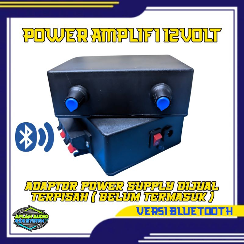 ((BLUETOOTH)) Power Amplifier 12 Volt Class D BLUETOOTH TERMURAH  || BELUM TERMASUK ADAPTOR POWER SU