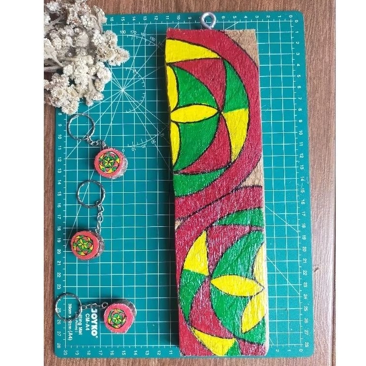 Hiasan Dinding Bentuk Tudung Saji Sepintu Sedulang Souvenir Dari Bangka Belitung