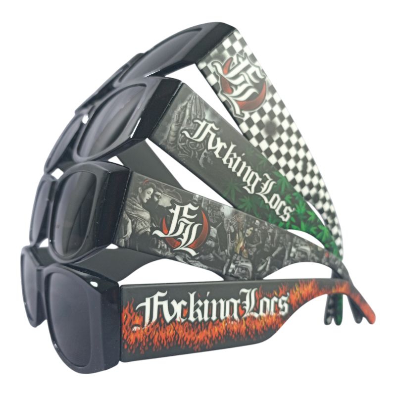 FvckingLocs Sunglasses MONDAYFVCKER Full Black Lensa UV Protect • FvckingLocs • Sunglasses • Kacamat