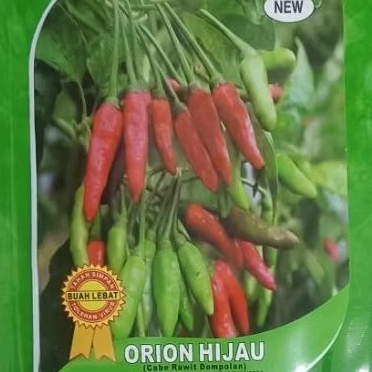 BIBIT CABE RAWIT TAHAN VIRUS ORION HIJAU 10 GRAM YOU SEED