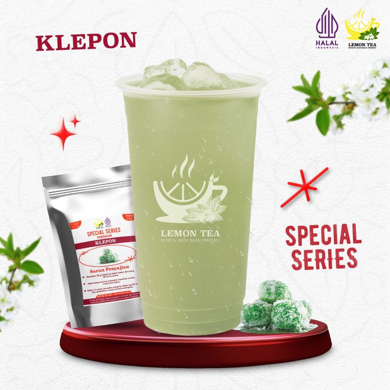 

Bubuk Minuman KLEPON 1000gr Halal Bpom