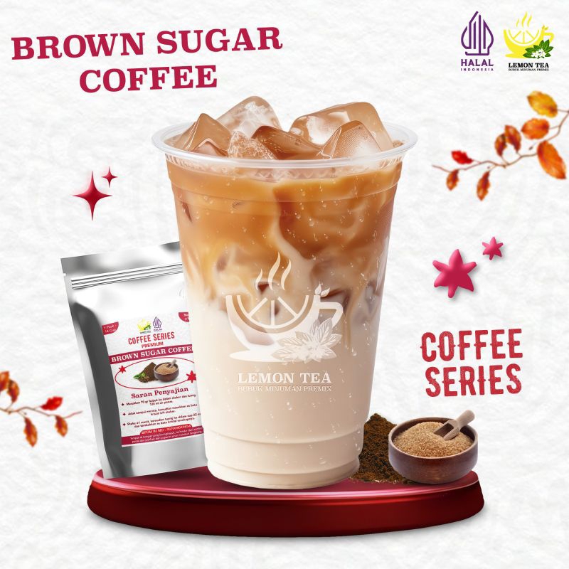 

Bubuk Minuman COFFEE MILK BROWN SUGAR 1000gr Halal Bpom