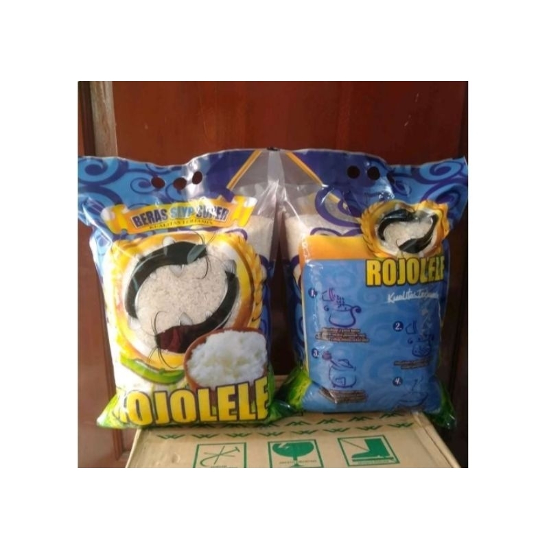

Beras kemasan premium rojolele netto 5 kg