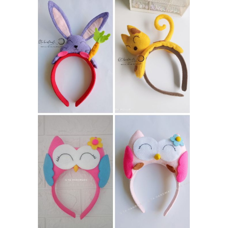 BANDO ANAK LUCU BANDO KARAKTER KUCING OWL KELINCI