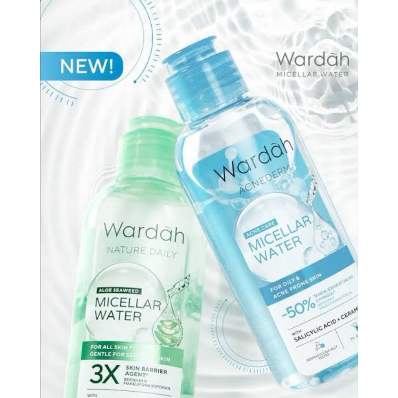 (COD) MICELLAR WATER WARDAH ALOE NATURE| MICELLAR WATER WARDAH ACNEDERM