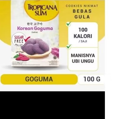 Tropicana Slim Korean Goguma Cookies 100 gr - cookies buat diet