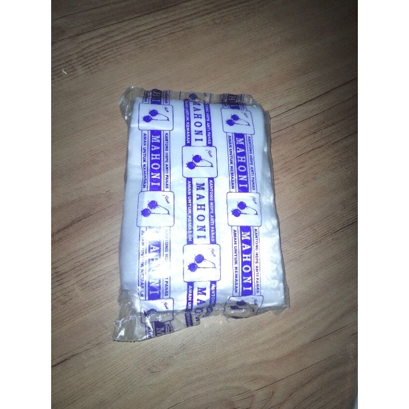 kantong plastik gelas Mahoni