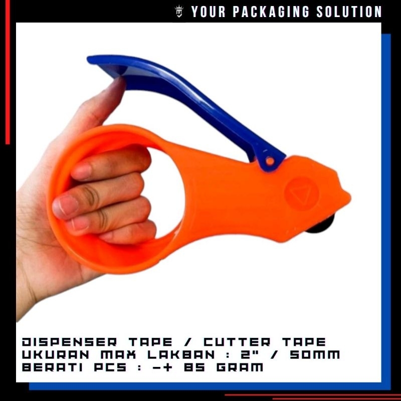 

DISPENSERTAPE / TEMPAT LAKBAN / CUTTER TAPE MAX 2" (50MM)