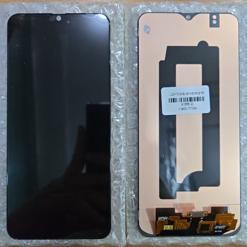 LCD TOUCHSCREEN SAMSUNG M21 / M30 / M30S / M31 OLED ORI PLUS FRAME HITAM FULLSET