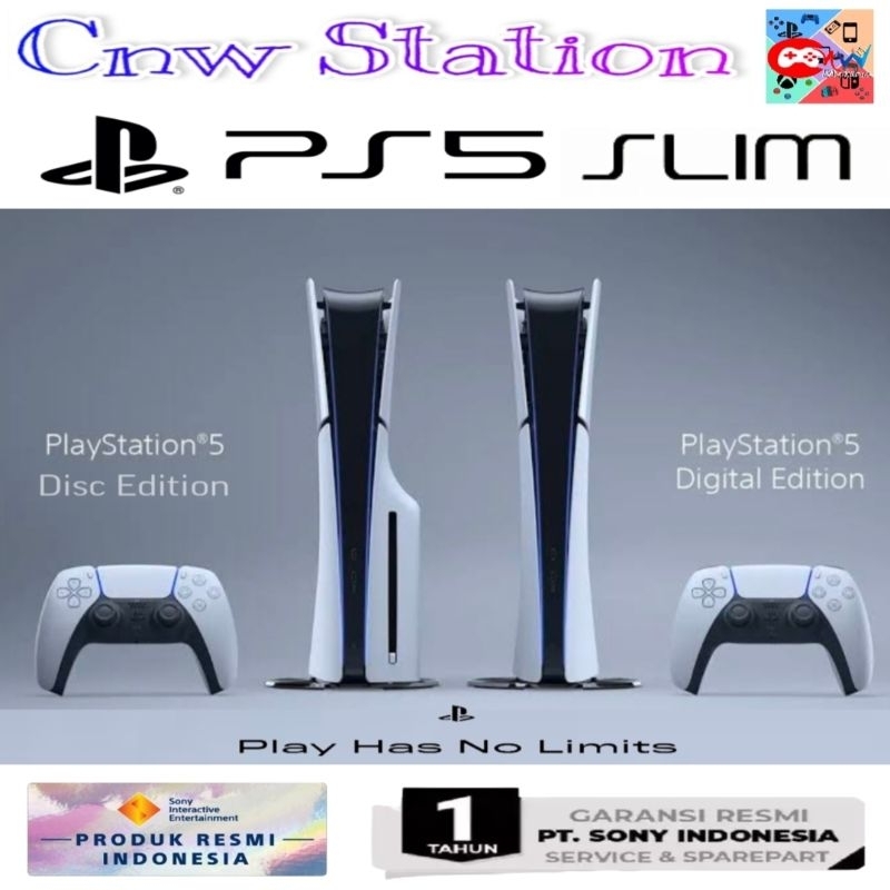 Playstation 5  Slim Console/PS5 Slim Garansi Resmi Sony Indonesia